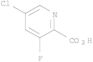 2-Pyridinecarboxylic acid, 5-chloro-3-fluoro-