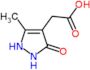 (5-methyl-3-oxo-2,3-dihydro-1H-pyrazol-4-yl)acetic acid