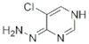 4(1H)-Pyrimidinone, 5-chloro-, hydrazone (9CI)