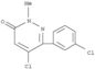 3(2H)-Pyridazinone,5-chloro-6-(3-chlorophenyl)-2-methyl-