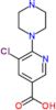 5-chloro-6-piperazin-1-ylpyridine-3-carboxylic acid