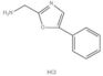 (5-phenyl-1,3-oxazol-2-yl)methanamine hydrochloride