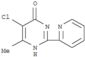 4(3H)-Pyrimidinone,5-chloro-6-methyl-2-(2-pyridinyl)-