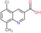 5-Chloro-8-methyl-3-quinolinecarboxylic acid