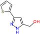 (3-thiophen-2-yl-1H-pyrazol-5-yl)methanol
