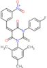 (5E)-1-(4-fluorophenyl)-5-[(3-nitrophenyl)methylidene]-2-thioxo-3-(2,4,6-trimethylphenyl)dihydro...