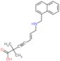 (5E)-2,2-Dimethyl-7-[(1-naphthalenylmethyl)amino]-5-hepten-3-ynoic acid