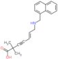 (5E)-2,2-dimethyl-7-[(naphthalen-1-ylmethyl)amino]hept-5-en-3-ynoic acid