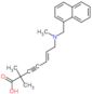 (5E)-2,2-dimethyl-7-[methyl(naphthalen-1-ylmethyl)amino]hept-5-en-3-ynoic acid