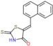 (5E)-5-(naphthalen-1-ylmethylidene)-2-sulfanyl-1,3-thiazol-4(5H)-one