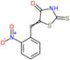 (5E)-5-(2-nitrobenzylidene)-2-sulfanyl-1,3-thiazol-4(5H)-one