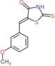 (5E)-5-(3-methoxybenzylidene)-2-sulfanyl-1,3-thiazol-4(5H)-one