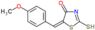 (5E)-5-(4-methoxybenzylidene)-2-sulfanyl-1,3-thiazol-4(5H)-one