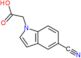2-(5-cyanoindol-1-yl)acetic acid