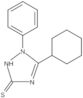 5-Cyclohexyl-1,2-dihydro-1-phenyl-3H-1,2,4-triazole-3-thione