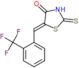 (5E)-2-sulfanyl-5-[2-(trifluoromethyl)benzylidene]-1,3-thiazol-4(5H)-one