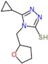 5-cyclopropyl-4-(tetrahydrofuran-2-ylmethyl)-2,4-dihydro-3H-1,2,4-triazole-3-thione