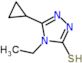 5-cyclopropyl-4-ethyl-2,4-dihydro-3H-1,2,4-triazole-3-thione