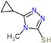 5-Cyclopropyl-2,4-dihydro-4-methyl-3H-1,2,4-triazole-3-thione