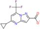 5-cyclopropyl-7-(trifluoromethyl)pyrazolo[1,5-a]pyrimidine-2-carboxylate