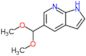 5-(dimethoxymethyl)-1H-pyrrolo[2,3-b]pyridine