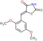 (5E)-5-(2,5-dimethoxybenzylidene)-2-sulfanyl-1,3-thiazol-4(5H)-one