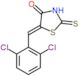 (5E)-5-(2,6-dichlorobenzylidene)-2-sulfanyl-1,3-thiazol-4(5H)-one