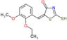 (5E)-5-(2-ethoxy-3-methoxybenzylidene)-2-sulfanyl-1,3-thiazol-4(5H)-one