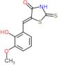 (5E)-5-(2-hydroxy-3-methoxybenzylidene)-2-sulfanyl-1,3-thiazol-4(5H)-one