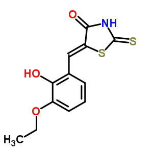 5-[(3-Ethoxy-2-hydroxyphenyl)methylene]-2-thioxo-4-thiazolidinone