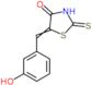 (5E)-5-(3-hydroxybenzylidene)-2-sulfanyl-1,3-thiazol-4(5H)-one