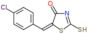 (5E)-5-(4-chlorobenzylidene)-2-sulfanyl-1,3-thiazol-4(5H)-one