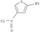 3-Thiophenecarbonylchloride, 5-ethyl-