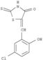 5-[(5-Chloro-2-hydroxyphenyl)methylene]-2-thioxo-4-thiazolidinone