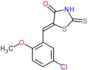 (5E)-5-(5-chloro-2-methoxybenzylidene)-2-sulfanyl-1,3-thiazol-4(5H)-one