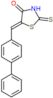 (5E)-5-(biphenyl-4-ylmethylidene)-2-sulfanyl-1,3-thiazol-4(5H)-one