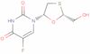 2',3'-dideoxy-5-fluoro-3'-thiauridine