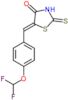 (5E)-5-[4-(difluoromethoxy)benzylidene]-2-sulfanyl-1,3-thiazol-4(5H)-one