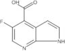 5-Fluoro-1H-pyrrolo[2,3-b]pyridine-4-carboxylic acid