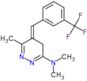 (5E)-N,N,6-trimethyl-5-{[3-(trifluoromethyl)phenyl]methylidene}-4,5-dihydropyridazin-3-amine