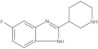 6-Fluoro-2-(3-piperidinyl)-1H-benzimidazole