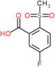 5-fluoro-2-(methylsulfonyl)benzoic acid