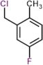 2-(chloromethyl)-4-fluoro-1-methylbenzene