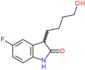 5-fluoro-3-(4-hydroxybutyl)-1,3-dihydro-2H-indol-2-one