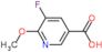 3-pyridinecarboxylic acid, 5-fluoro-6-methoxy-