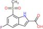 5-fluoro-7-(methylsulfonyl)-1H-indole-2-carboxylic acid