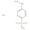 Pyridine, 5-hydrazino-2-(methylsulfonyl)-, monohydrochloride