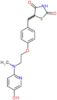 5-(4-{2-[(5-hydroxypyridin-2-yl)(methyl)amino]ethoxy}benzyl)-1,3-thiazolidine-2,4-dione