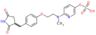 6-[(2-{4-[(2,4-dioxo-1,3-thiazolidin-5-yl)methyl]phenoxy}ethyl)(methyl)amino]pyridin-3-yl hydrogen…