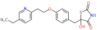 5-[[4-[2-(5-ethyl-2-pyridyl)ethoxy]phenyl]methyl]-5-hydroxy-thiazolidine-2,4-dione